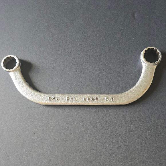 KAL 2826 Double Box End Obstruction Wrench 9/16" × 5/8" - Picture 1 of 6
